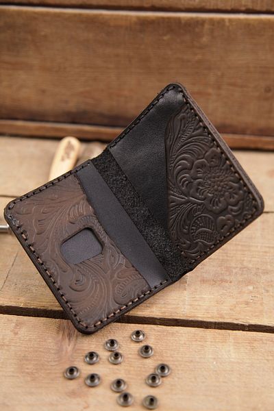 New Coast Leather 1900's Ανδρικό πορτοφόλι ρετρό - Γνήσιο δέρμα Χειροποίητο