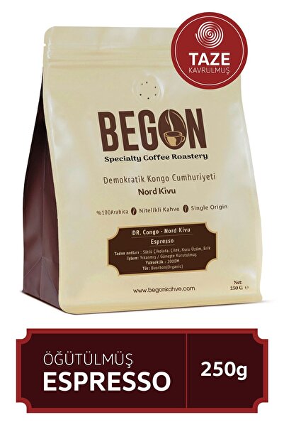 BEGON Nord Kivu Premium Espresso (ÖĞÜTÜLMÜŞ) Kahve 250g