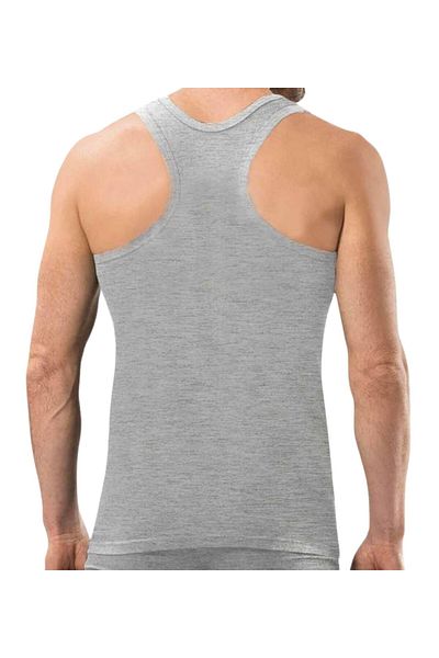 marufshop Men's Slim Fit Lycra Combed Cotton Sports Undershirt - 1 Piece