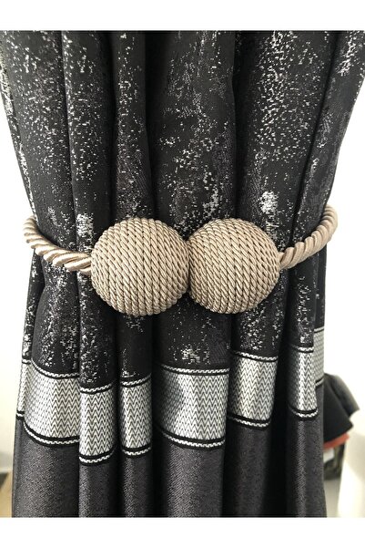 lovelyhome35 Aparat de colectare a perdelei cu magnet bej-gri