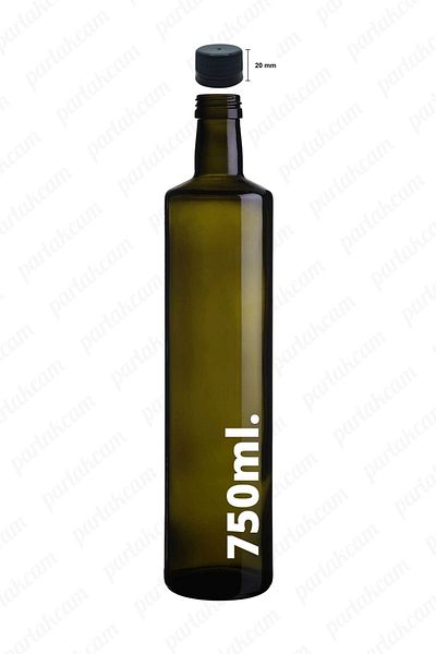 parlakcam Glass Olive Oil Bottle 750 cc