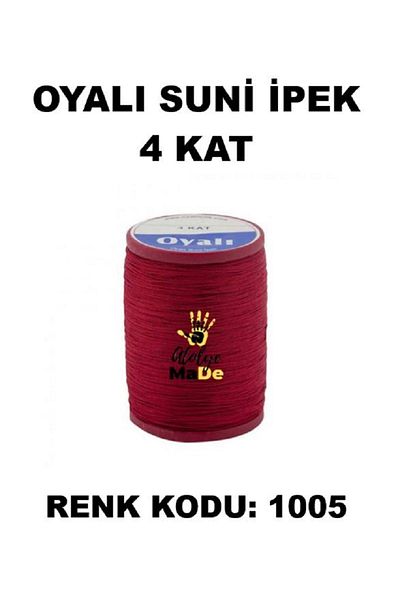 OYALI Τεχνητό μετάξι 4 στρώσεων Κέντημα με βελόνα Κέντημα με βελονάκι Etuval Μονόκλωνο Δίχτυ 35gr Χρώμα Κωδικός 1005