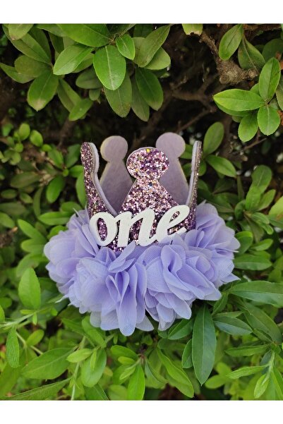 damlakids 1 Year Birthday Crown Lilac