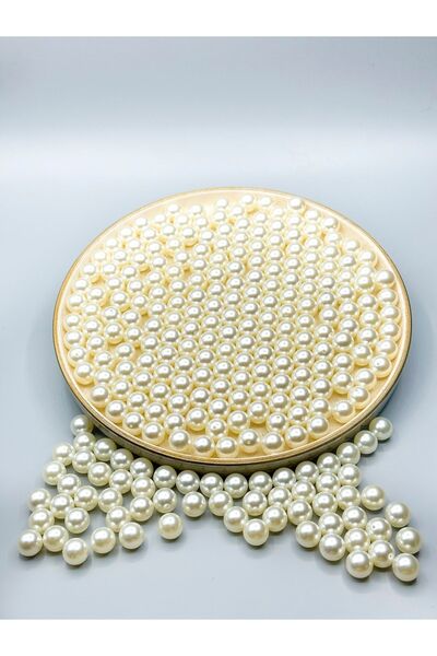 Egem aksesuar حبات اللؤلؤ الكريمي 12 ملم 100 قطعة نوعية جيدة