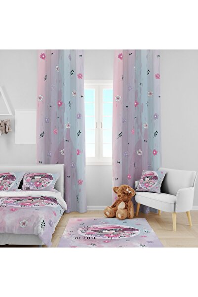 EVSEHOMES СИМПАТИЧНИЙ НАБІР ДЛЯ ДИТЯЧОЇ КІМНАТИ (ФОНОВА ШТОРКА, ПОКРІВЛЯ ДЛЯ ...