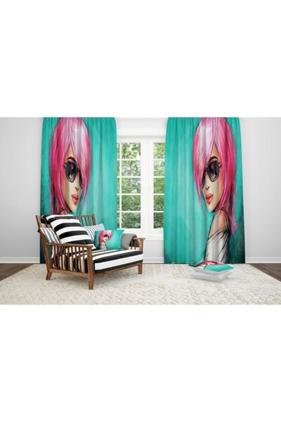 EVSEHOMES Жінка в окулярах Однокрила завіса