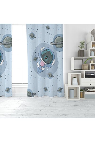 EVSEHOMES АСТРОНОВТЬ МІСЯЦЬ ЦИФРОВИЙ ДРУК ОДНОКРИЛЬНА ФОНОВА ШТОРКА