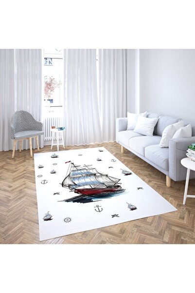 EVSEHOMES Denizci Kaydırmaz Taban Halı - Eh909