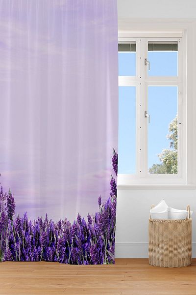 EVSEHOMES DIGITAL PRINT SYMBULES SCENCIAL SINGLE WING PHONE CURTAIN