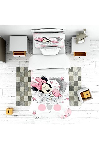 EVSEHOMES Sleeping on the Moon Mini Bedspread and Pillowcase