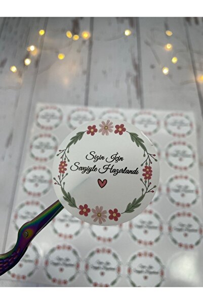 eylülün etiket fabrikası Pregătit cu dragoste pentru tine Autocolant opac mod...