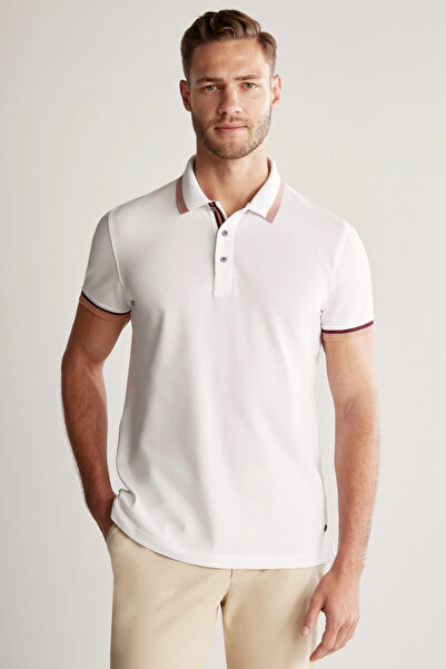 Hemington Pike Pamuk Beyaz Polo T-shirt