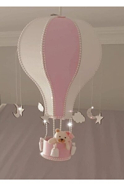 EVSEHOMES Pembe Beyaz Balon Avize