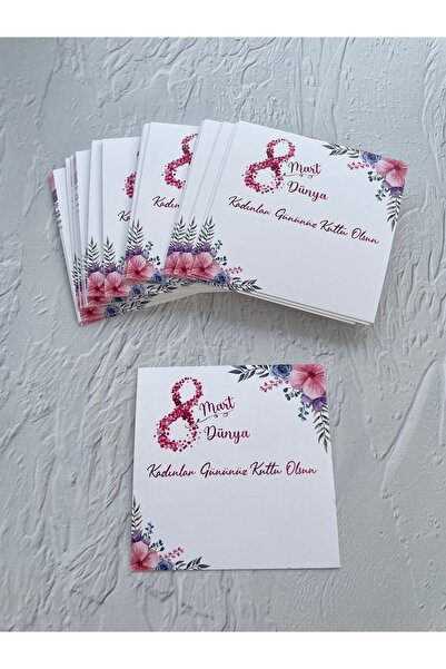 eylülün etiket fabrikası 8 Mart Dünya Kadınlar Gününüz Kutlu Olsun Çiçekli Mo...