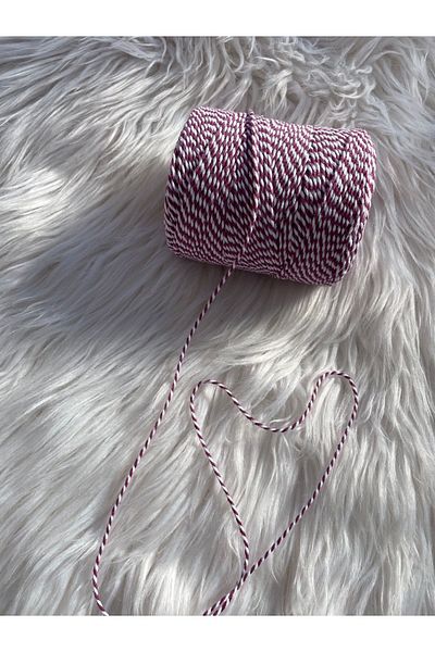 eylülün etiket fabrikası Packaging Tying Rope Plum White Color 200 m
