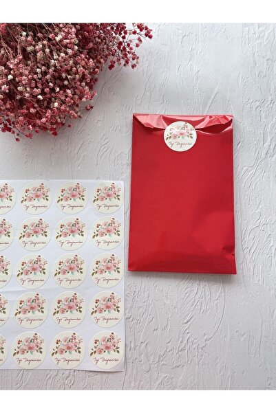 eylülün etiket fabrikası İyi Bayramlar Temalı Opak Sticker 4 cm. - 30 Adet