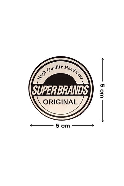 Megas Etiket Super Brands 5x5 1000 de rulouri autocolante cu hologramă