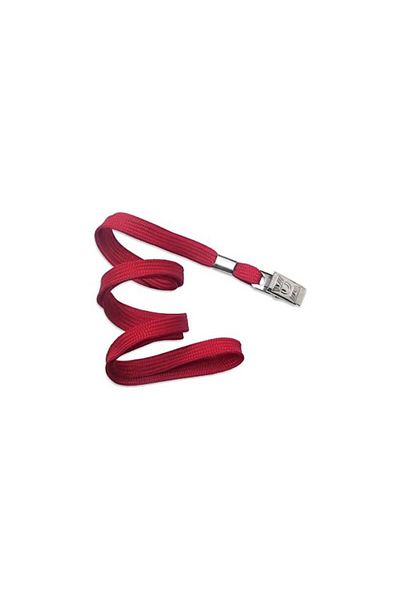 KRAF Red Metal Card Strap Lanyard Clip - 1 Piece