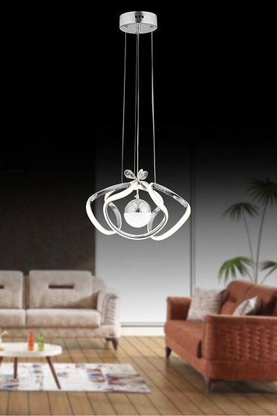 OSC HOME Led ChandelierUFO- Set of 3 Double Color Operated Pendant Lamps
