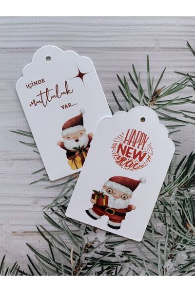 eylülün etiket fabrikası Happy New Year / Happy New Year - Card perforat gros...