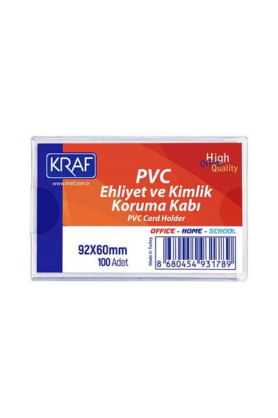 KRAF PVC 92x60 mm Κάδος άδειας οδήγησης και προστασίας ταυτότητας - 1 τεμάχιο