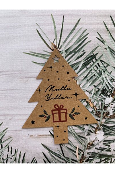 eylülün etiket fabrikası La mulți ani Autocolant Kraft Anul Nou / Autocolant ...