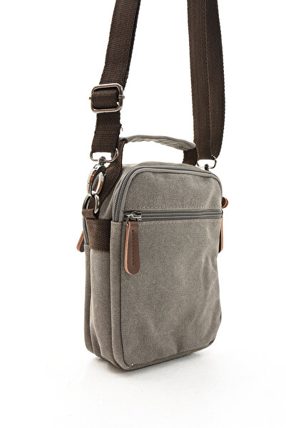 Fiyaka Eba-8681 Сумка на ремінці з канвасу - сумка через плече та поштова сумка, сіра