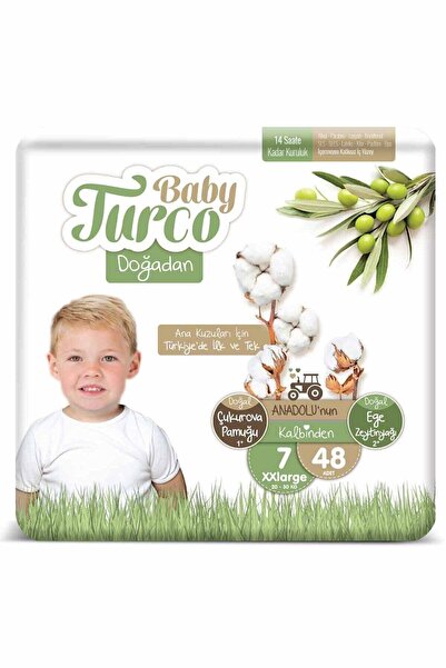 Baby Turco Doğadan 7 Numara Xxlarge 48 Adet