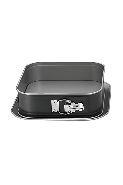 Ün-Ev Teflon Closed Square Tray with Clamp - 24X24 Cm, Tray: 28X28 cm