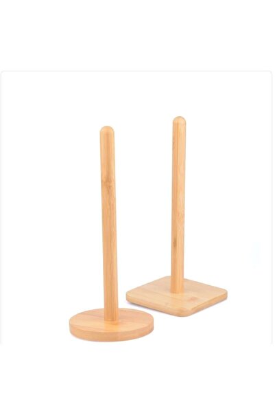 Janset Bamboo Paper - Single Towel Holder Set