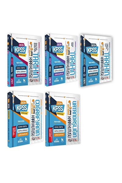 KARA KUTU YAYIN Kpss Kara Kutu Genel Kültür 5li Ösym Çıkmış Soru Bankası Altı...