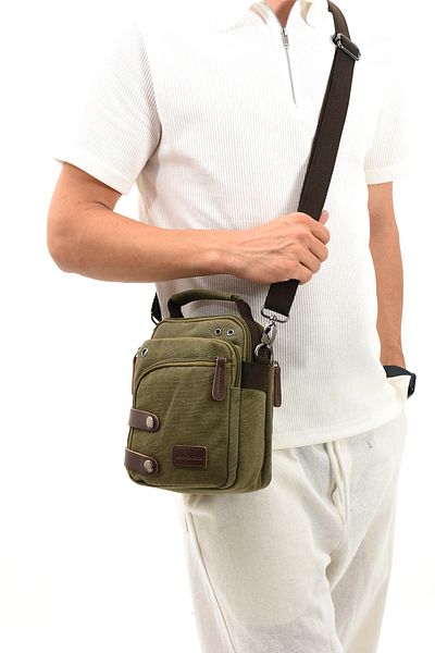 By Hakan eba-8681 Canvas Strap Handbag and Shoulder Bag - HAKI