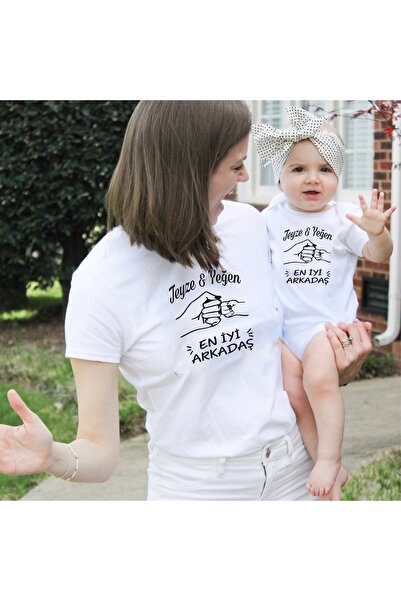 venüsdijital Καλύτερος φίλος Μαύρο T-Shirt Zıbın - Τιμή για τη θεία εγγονή 1 τεμ