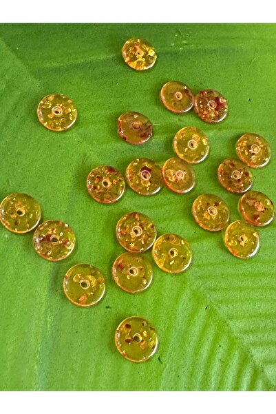 Gönülden Tasarım 20 Адепт з отворами 1,50 см Помаранчевий кімневий намисто Bo...