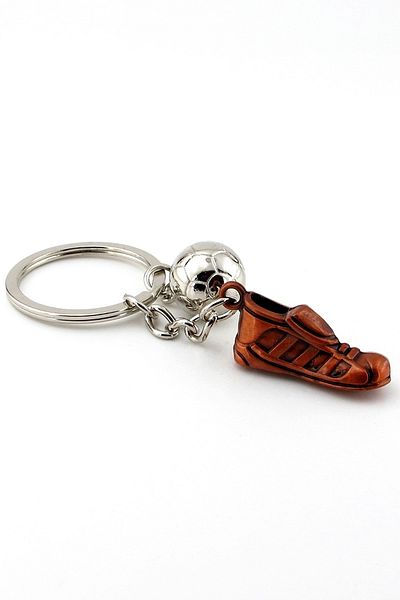 Solfera Copper Colored Football Boots - Metal Keychain KC132