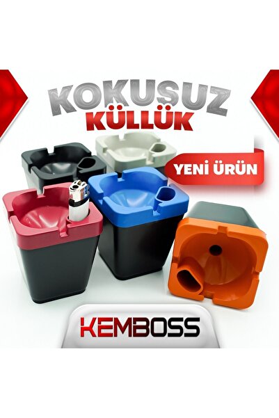 Genel Markalar Çakmaklık Yuvası İle Pratik Kokusuz Küllük (5 Adet)