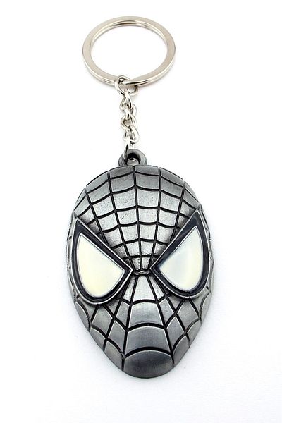 Solfera Marvel Spiderman Gray Spiderman Metal Keychain - KC116