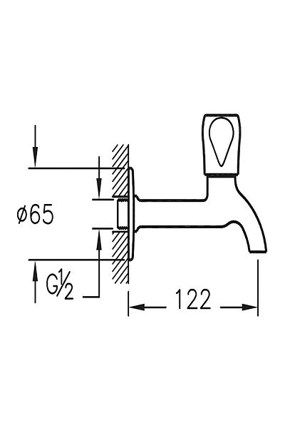 VitrA A41584 Model Long Faucet