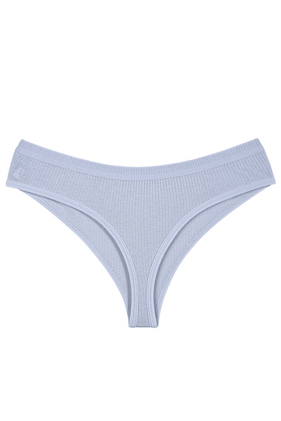 Humaone Συσκευασία 4 100% ριμπ Lycra Special Thong εσώρουχα μέσης