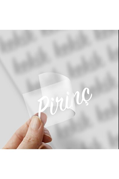 BLS Home Kavanoz Etiketi  30'lu Bakliyat Seti  Sudan Etkilenmez Bakliyat Etiketi