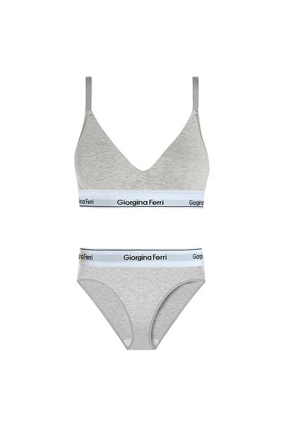 GIORGINA FERRI Women's Daily Use Set of 2 - Sports Bra and Slip Panties Sara