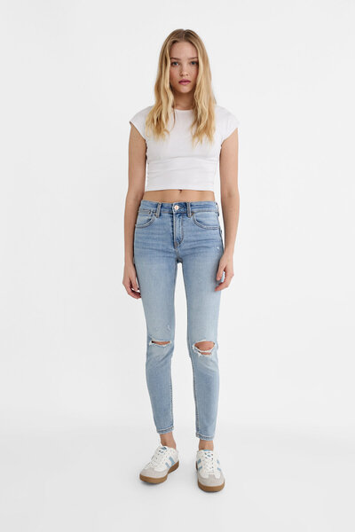 Stradivarius 1420 Düşük Bel Skinny Jean