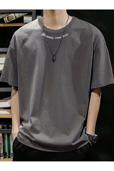 Vordevia Snovi se ostvaruju Štampano Siva T-shirt