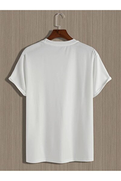 kenoger Μπλουζάκι Unisex Oversize Crew Neck - Creative Text Printed