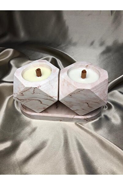 Vela Anatolia Kahve Ve Çikolata Esanslı Kokulu Soya Wax Mum,kahverengi Prizma...