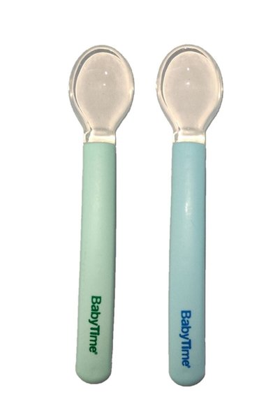 Babytime Babytıme Ikili Mama Kaşığı Mavi Yeşil