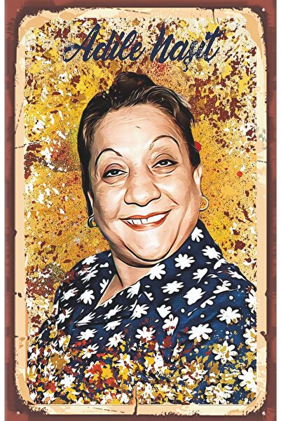 hediyeniburadabul Ρετρό ξύλινη αφίσα με θέμα το Yeşilçam