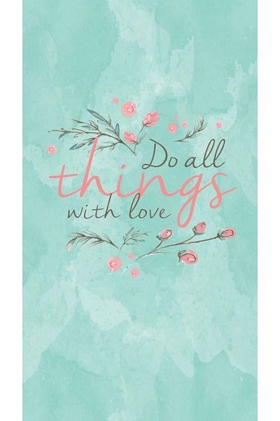 on the clouds Do All Things With Love Washable Non-Slip Base Stain-Proof Yoga Mat Pilates Mat