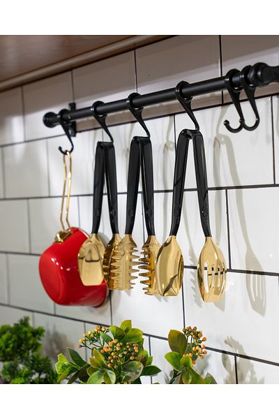 Miss Betty Black Tongs Set - 3 Pieces