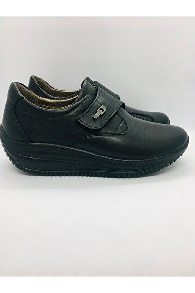 Ortopedia Deri Kadın Ayakkabı 8627 - Siyah